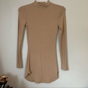 ribbed bodycon dress